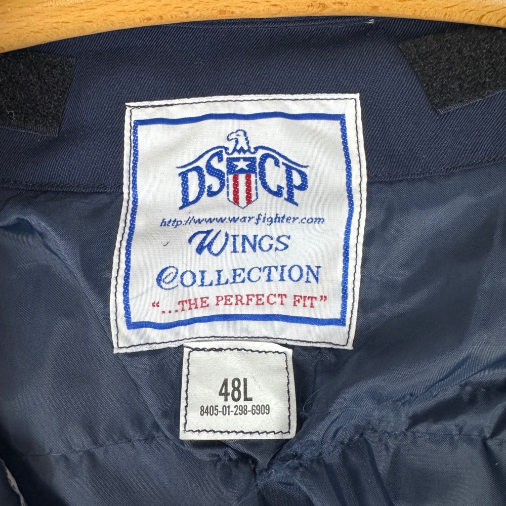 DSCP Wings Collection Mens 48L Lightweight Jacket Removable Liner Navy Blue - Picture 5 of 9